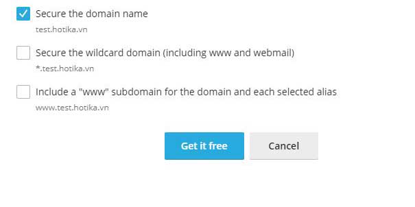 Hướng dẫn cài đặt SSL miễn phí trên Plesk (Bước 3.3)